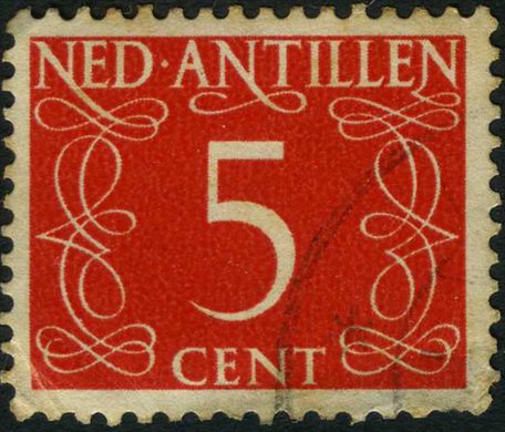 Antilhas Holandesas - 1950 - Numerais - 5C