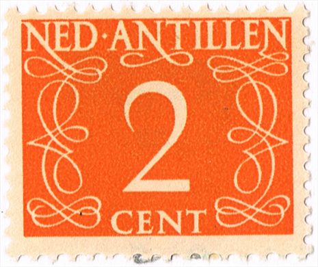 Antilhas Holandesas - 1950 - Numerais - 2C