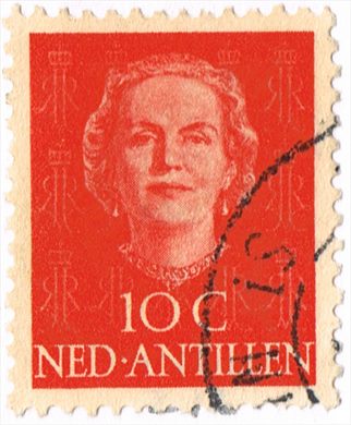 Antilhas Holandesas - 1950 - Rainha Juliana - 10C