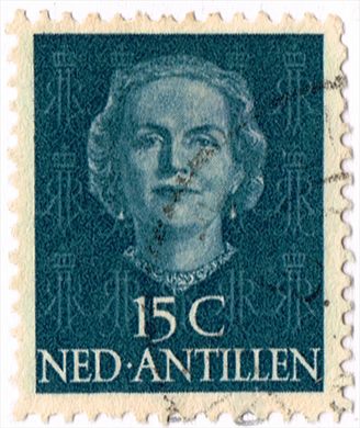 Antilhas Holandesas - 1950 - Rainha Juliana - 15C