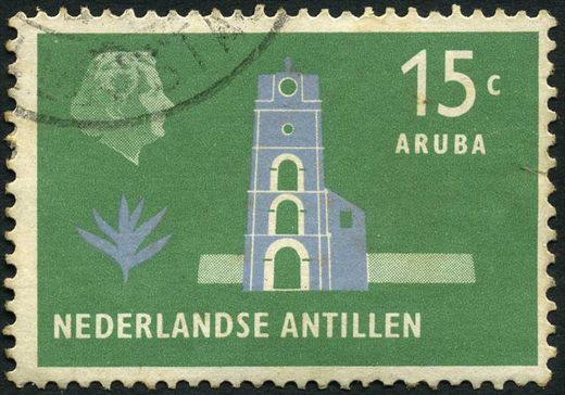 Antilhas Holandesas - 1958 - Ilhas Serie Definitiva - 15C