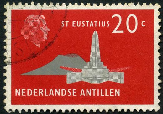 Antilhas Holandesas - 1958 - Sint Eustatius Obelisco - 20C