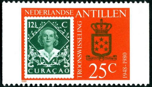 Antilhas Holandesas - 1980 - Troonswisseling - 25C