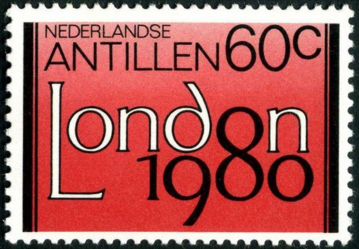 Antilhas Holandesas - 1980 - London 1980 - 60C