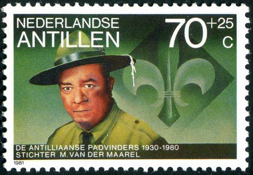 Antilhas Holandesas - 1981 - Escuteiros - 70plus25C