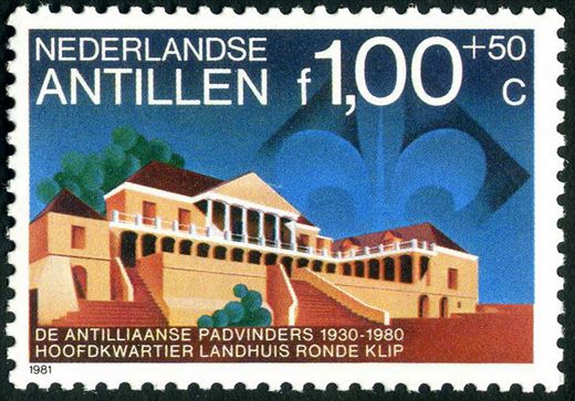 Antilhas Holandesas - 1981 - Escuteiros - 1Gldplus50C
