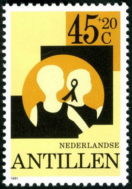 Antilhas Holandesas - 1981 - Bem-estar Infantil - 45plus20C