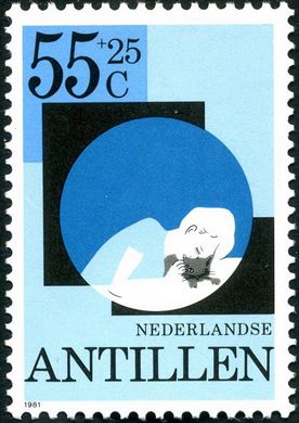 Antilhas Holandesas - 1981 - Bem-estar Infantil - 55plus25C