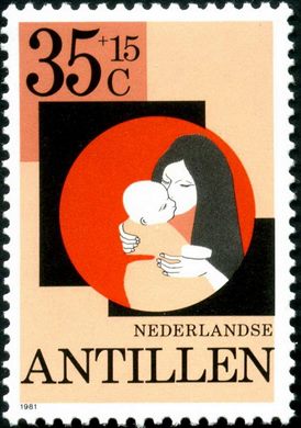 Antilhas Holandesas - 1981 - Bem-estar Infantil - 35plus15C