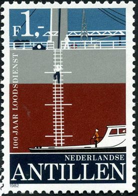Antilhas Holandesas - 1982 - Loodsdienst Centenario - 1G