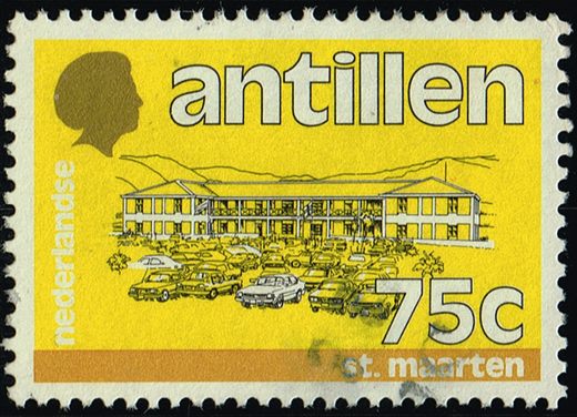 Antilhas Holandesas - 1983 - Edificios Sint Maarten - 75C