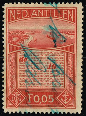 Antilhas Holandesas - Sem Data - Plakzegel Fiscal - F0.05