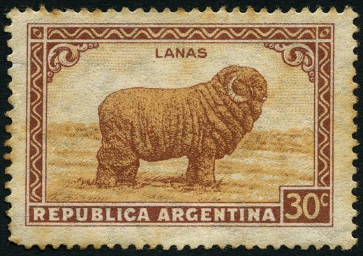 Argentina - 1936 - Producao Agricola Lanas - 30C