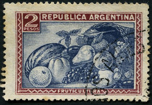 Argentina - 1936 - Producao Agricola Fruticultura - 2Pes