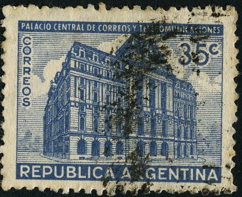 Argentina - 1942 - Palacio Central Correios - 35C