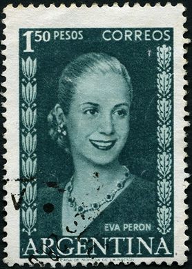 Argentina - 1952 - Eva Peron - 1Peso50