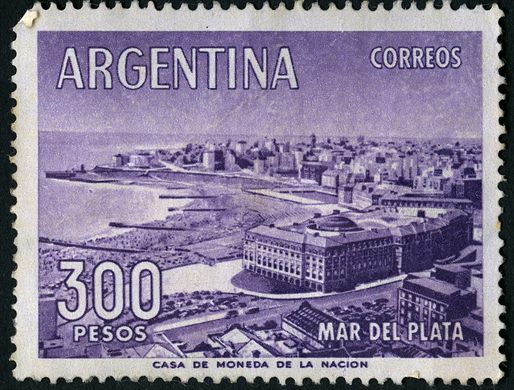 Argentina - 1954 - Mar del Plata - 300Pes
