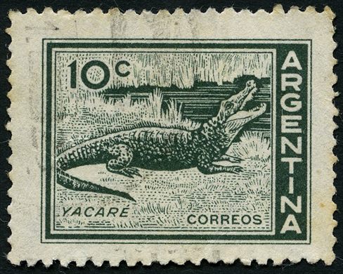 Argentina - 1954 - Proceres e Riquezas - 10C