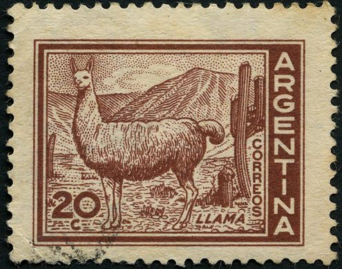 Argentina - 1954 - Proceres e Riquezas - 20C