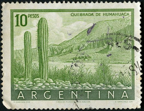 Argentina - 1954 - Proceres e Riquezas - 10Pesos