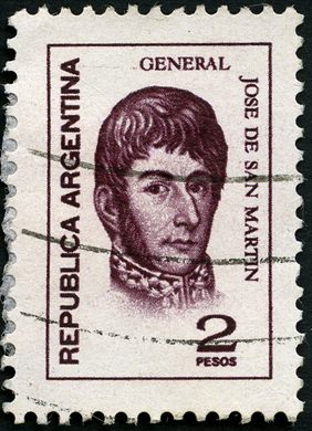 Argentina - 1954 - San Martin - 2Pesos