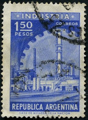 Argentina - 1954 - Industria - 1Peso50