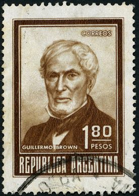 Argentina - 1954 - Guillermo Brown - 1Peso80