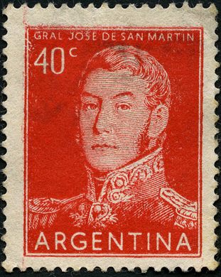 Argentina - 1955 - San Martin - 40C