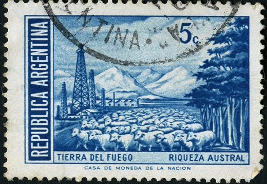 Argentina - 1959 - Proceres e Riquezas - 5C