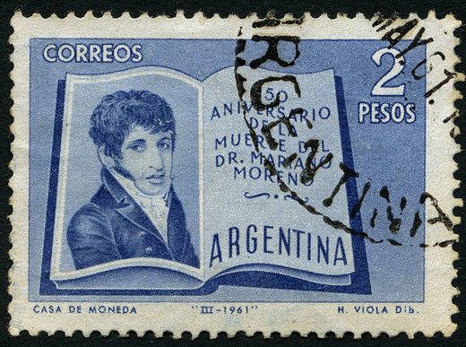 Argentina - 1961 - Mariano Moreno - 2Pesos