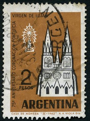Argentina - 1962 - Virgen de Lujan - 2Pesos