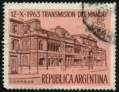 Argentina - 1963 - Transmissao do Mando - 5Pesos