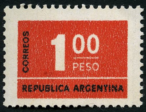 Argentina - 1976 - Serie Numerais - 1Peso