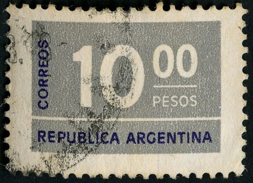 Argentina - 1976 - Serie Numerais - 10Pesos