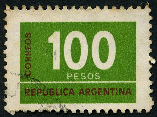 Argentina - 1976 - Serie Numerais - 100Pesos