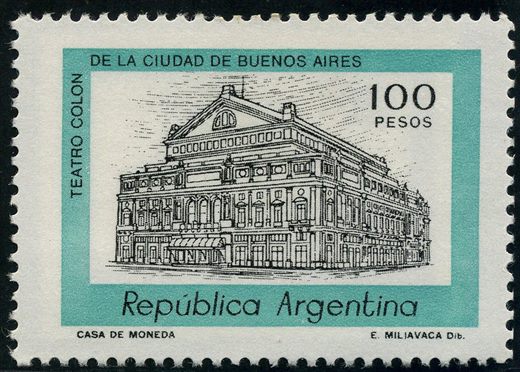 Argentina - 1978 - Edificios e Monumentos - 100Pesos