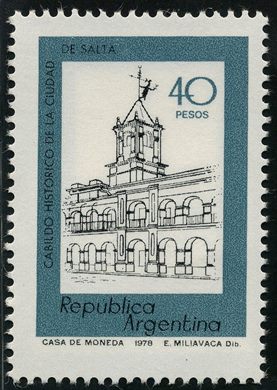Argentina - 1978 - Edificios e Monumentos - 40Pesos