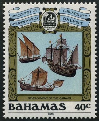 Bahamas - 1989 - Colombo Descoberta do Novo Mundo - 40C