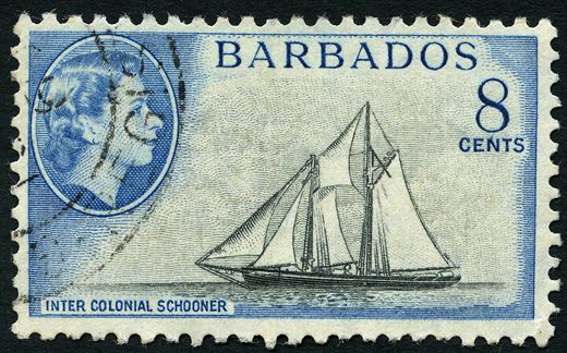 Barbados - 1953 - Definitiva - 8C