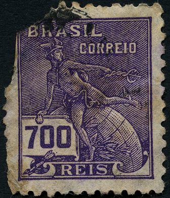 Brasil - 1920 - Economia e Cultura - Aviacao - 700Rs