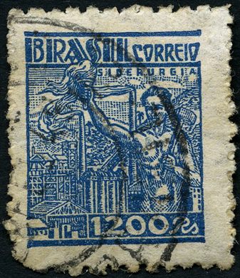 Brasil - 1933 - Economia e Cultura - Siderurgia - 1200Rs