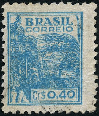 Brasil - 1946 - Economia e Cultura - Trigo - Cr0.40
