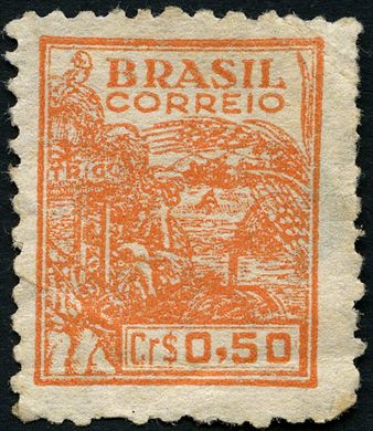 Brasil - 1946 - Economia e Cultura - Trigo - Cr0.50