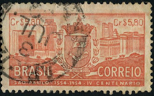 Brasil - 1954 - 4 Centenario de Sao Paulo - 5.80Cr