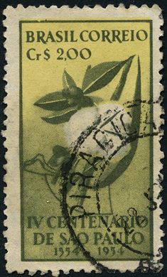 Brasil - 1954 - IV Centenario Sao Paulo - 2Cr