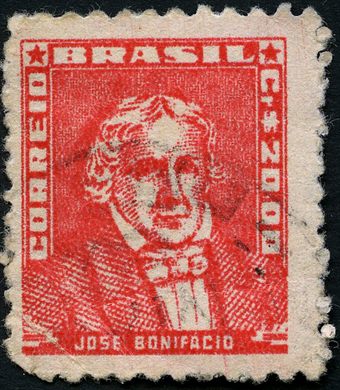 Brasil - 1954 - Personalidades - Jose Bonifacio - Cr2.00