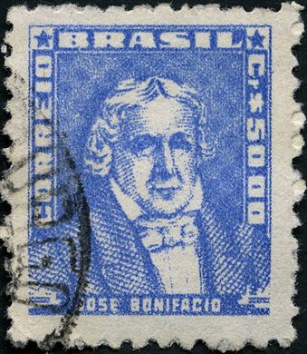 Brasil - 1954 - Personalidades - Jose Bonifacio - Cr5.00