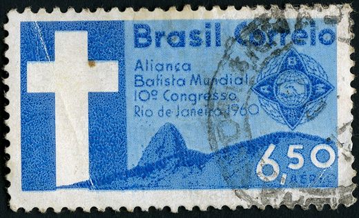 Brasil - 1960 - Alianca Batista Mundial 10 Congresso - 6.50Cr