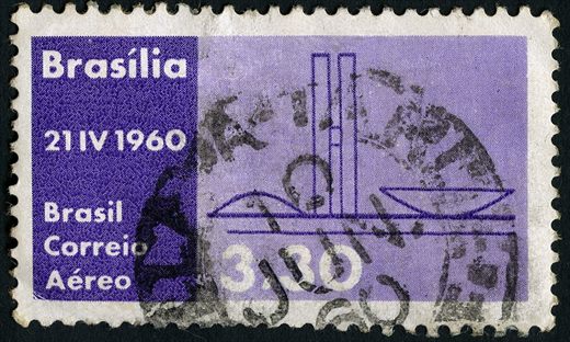 Brasil - 1960 - Inauguracao Brasilia Aereo - 3.30Cr