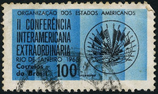 Brasil - 1965 - Conferencia Interamericana OEA - 100Cr